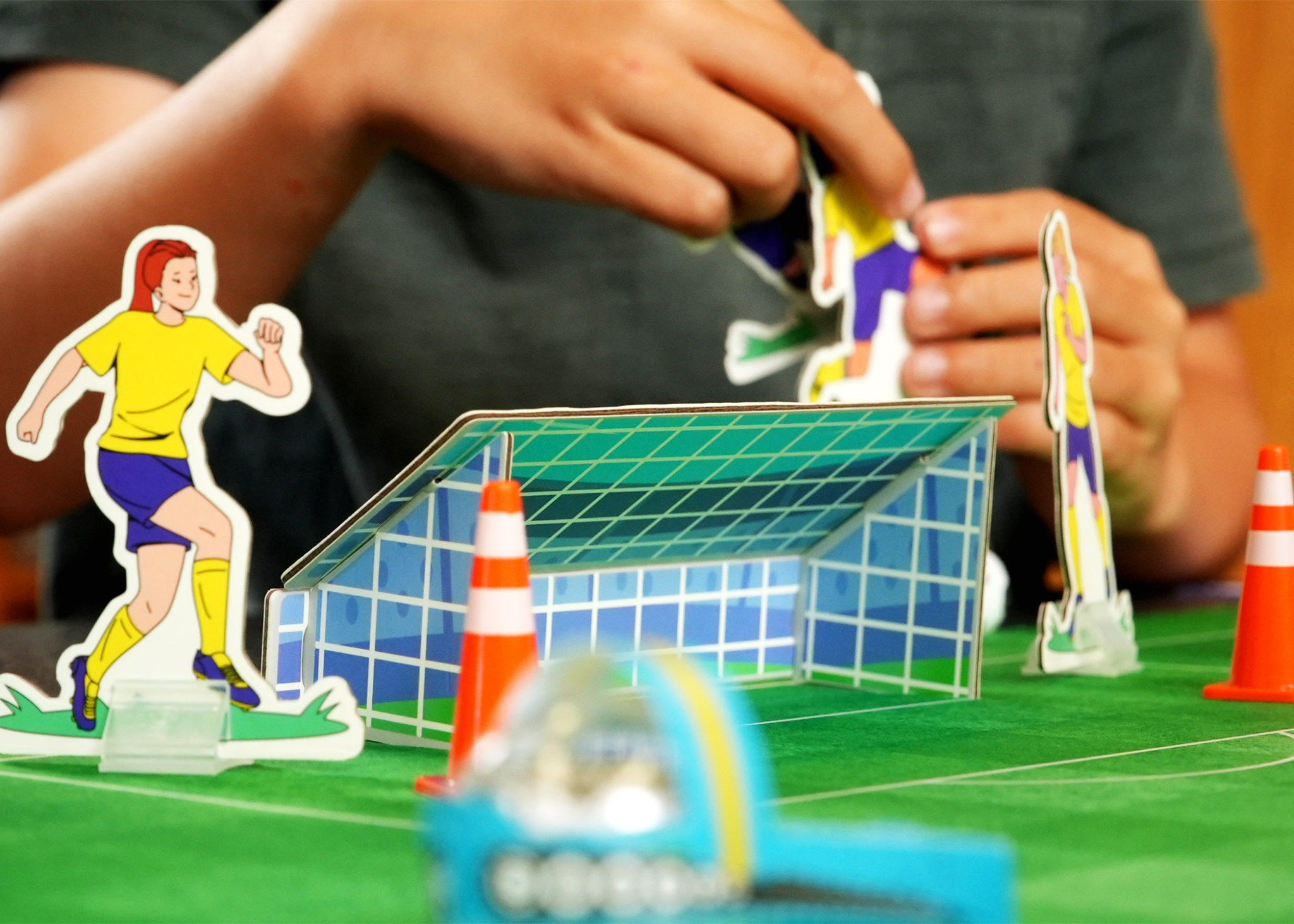 Ultimate Soccer Challenge Mat by Ozobot for steam education in the classroom