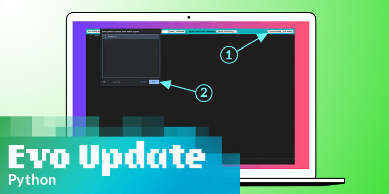 Update your Evo robots with Python Beta