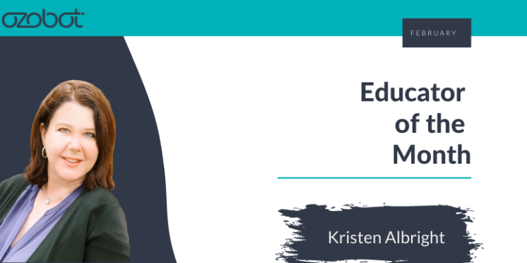 Ozobot Educator Spotlight Kristen Albright on being a STEM educator