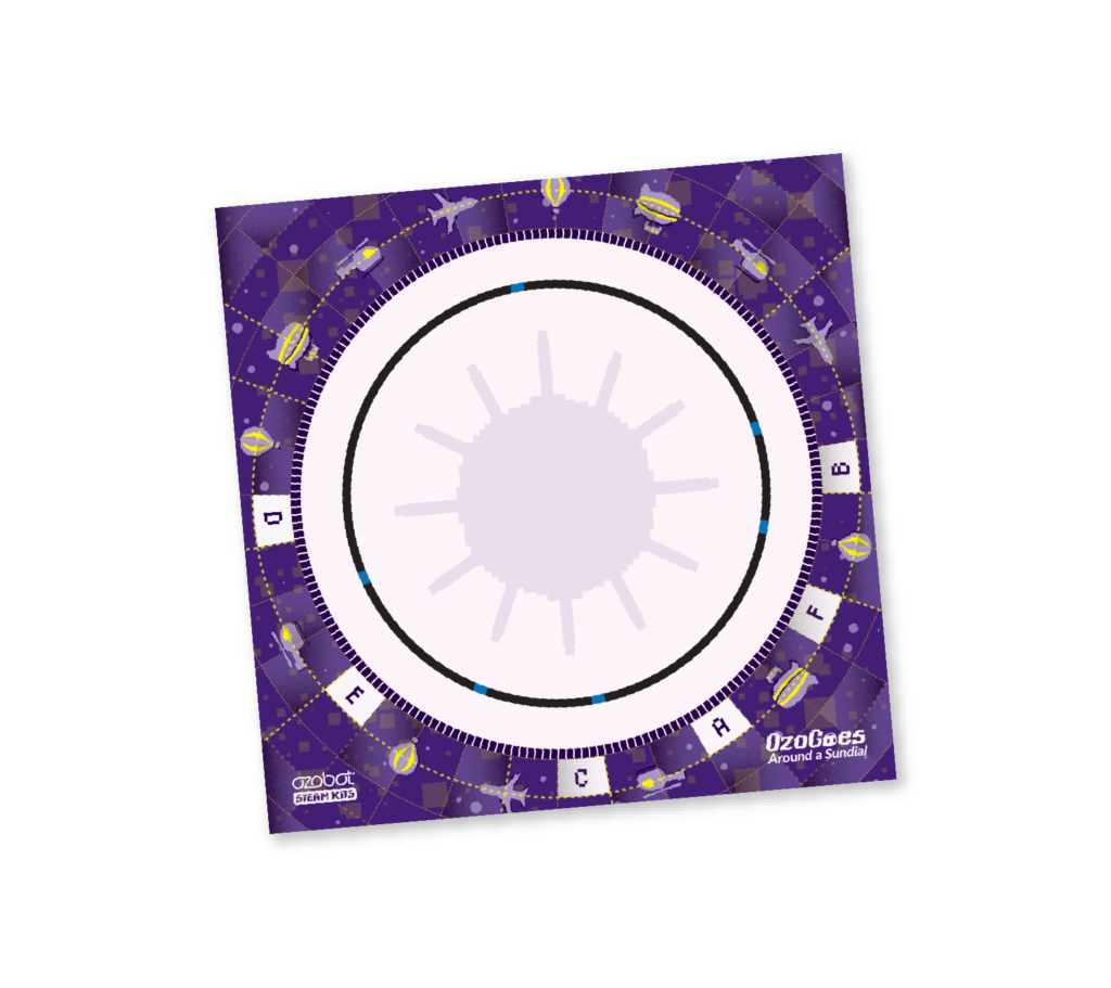 Ozogoes around a sundial STEAM kit - STEM kits for at-home learning