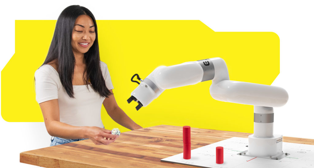 ORA Ozobot Robotic Arm portable 6-axis cobot collaborative robot designed for STEM education