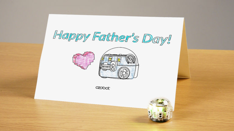 Celebrate Father's Day with STEAM activities and cards by Ozobot